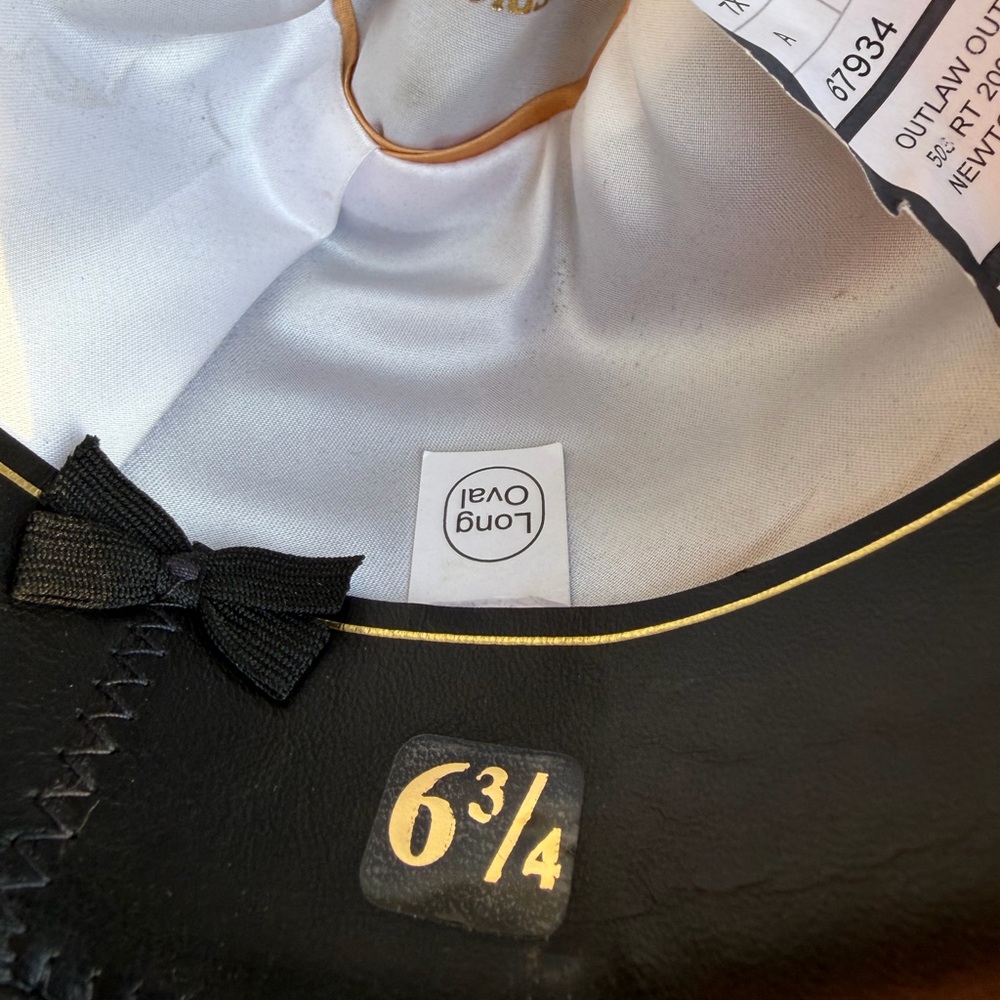 American Hat Company Lucky 7x Hat size 6 3/4 Long Oval - Picture 6 of 7